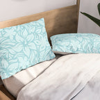 Moloaa Bay Hawaiian Hibiscus Aloha Shirt Print Pillow Sham Gallery Image 2