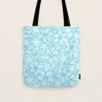 Moloaa Bay Hawaiian Hibiscus Aloha Shirt Print Tote Bag Gallery Image 1