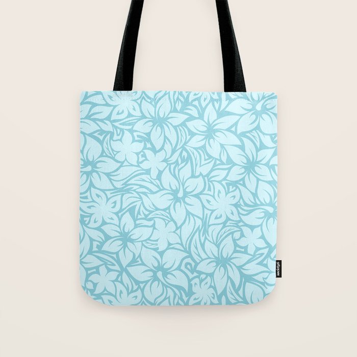 Moloaa Bay Hawaiian Hibiscus Aloha Shirt Print Tote Bag Gallery Image 1