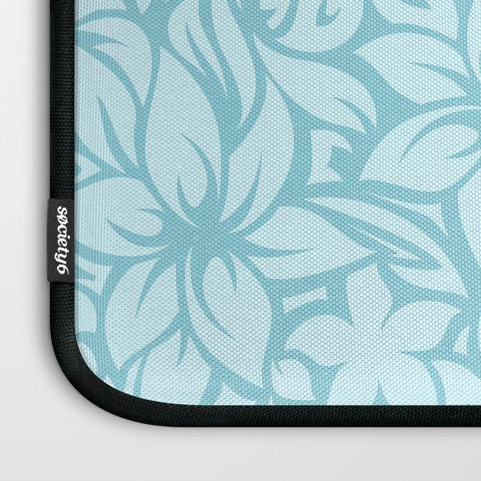 Moloaa Bay Hawaiian Hibiscus Aloha Shirt Print Laptop Sleeve Gallery Image 3