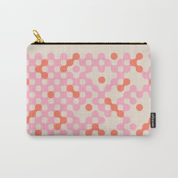 Circles: PATTERN 01 | The Peach Edition Carry All Pouch Gallery Image 1