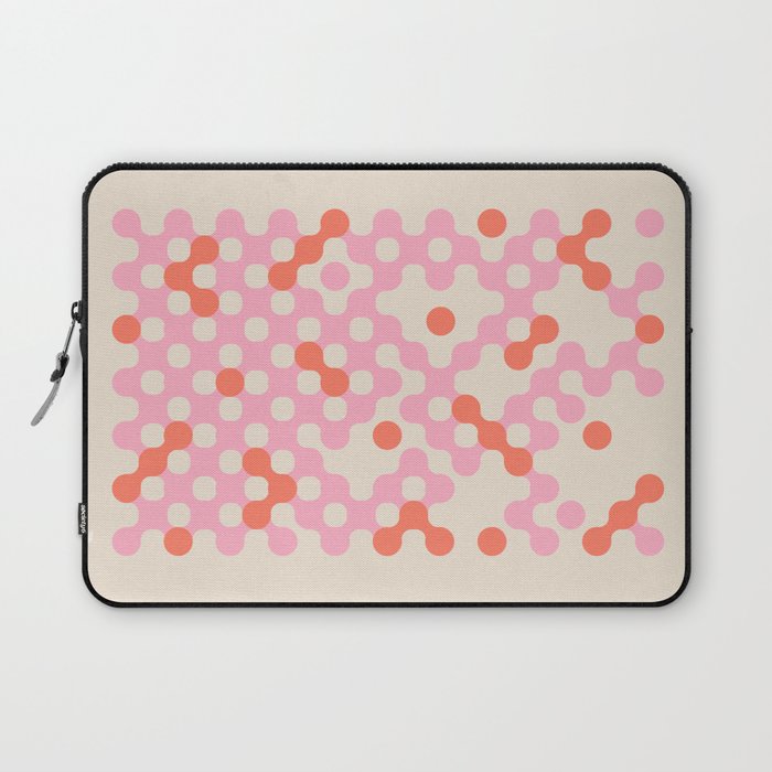 Circles: PATTERN 01 | The Peach Edition Laptop Sleeve Gallery Image 1