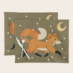 Wandering Winter Fox Placemat Gallery Image 1