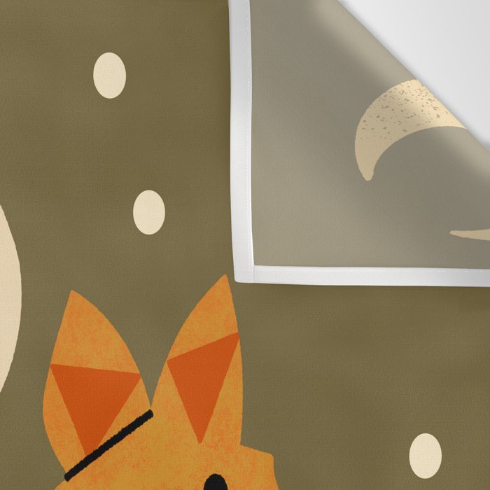 Wandering Winter Fox Wall Tapestry Gallery Image 3