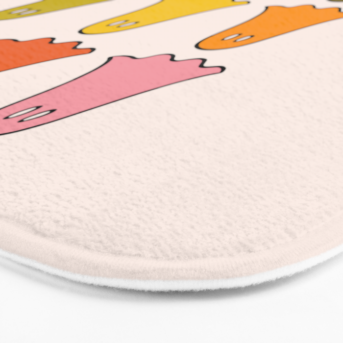 Rainbow Ghosts Bath Mat Gallery Image 3
