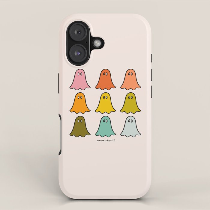 Rainbow Ghosts iPhone Case Gallery Image 1