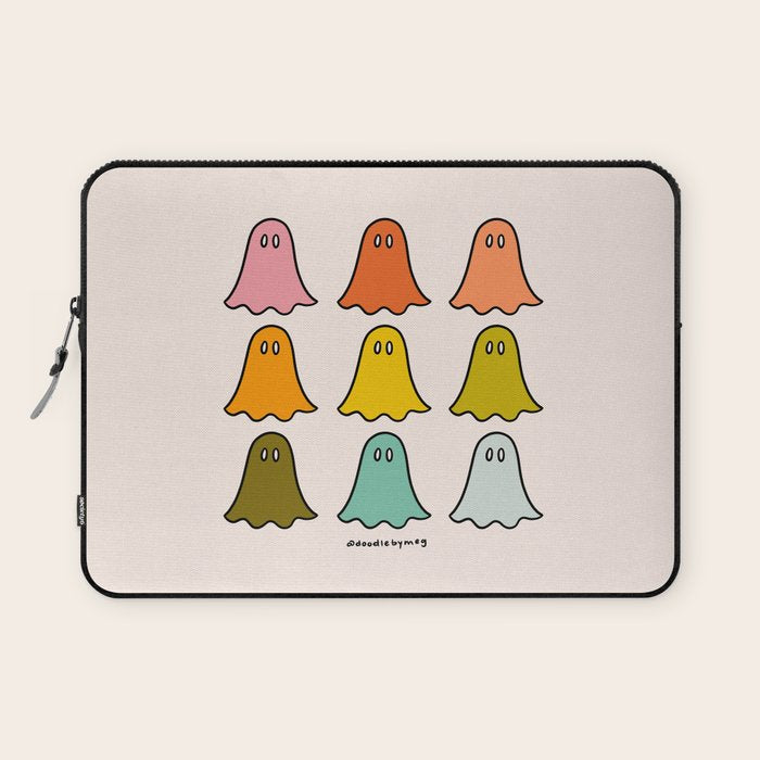 Rainbow Ghosts Laptop Sleeve Gallery Image 1