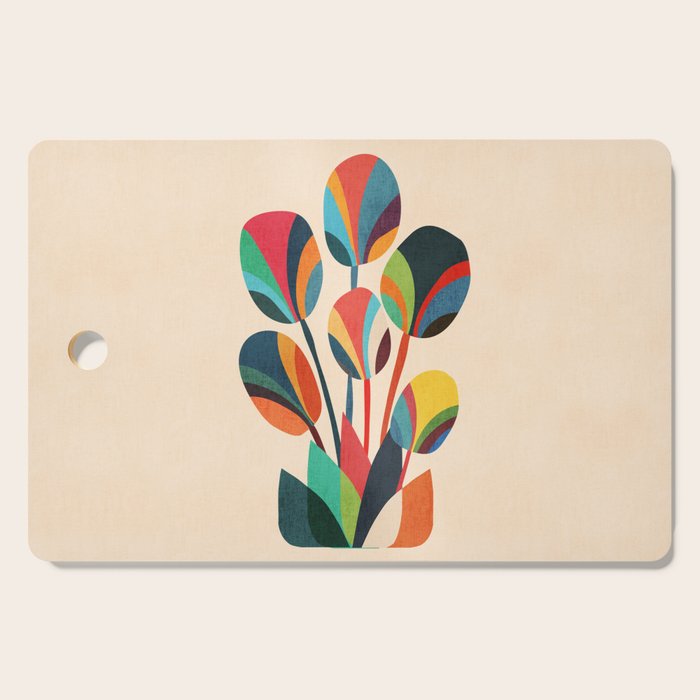 Ikebana - Geometric flower Cutting Board Gallery Image 1