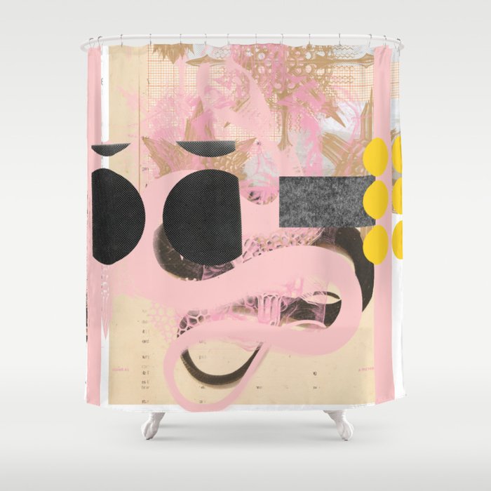 abstract daydream snake mix deep stage Shower Curtain Gallery Image 1