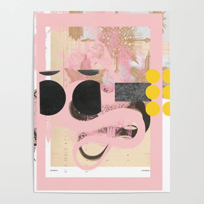 abstract daydream snake mix deep stage Poster