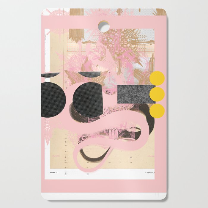 abstract daydream snake mix deep stage Cutting Board Gallery Image 1