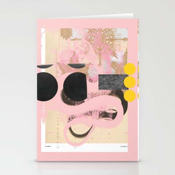 abstract daydream snake mix deep stage Stationery Card Gallery Image 2