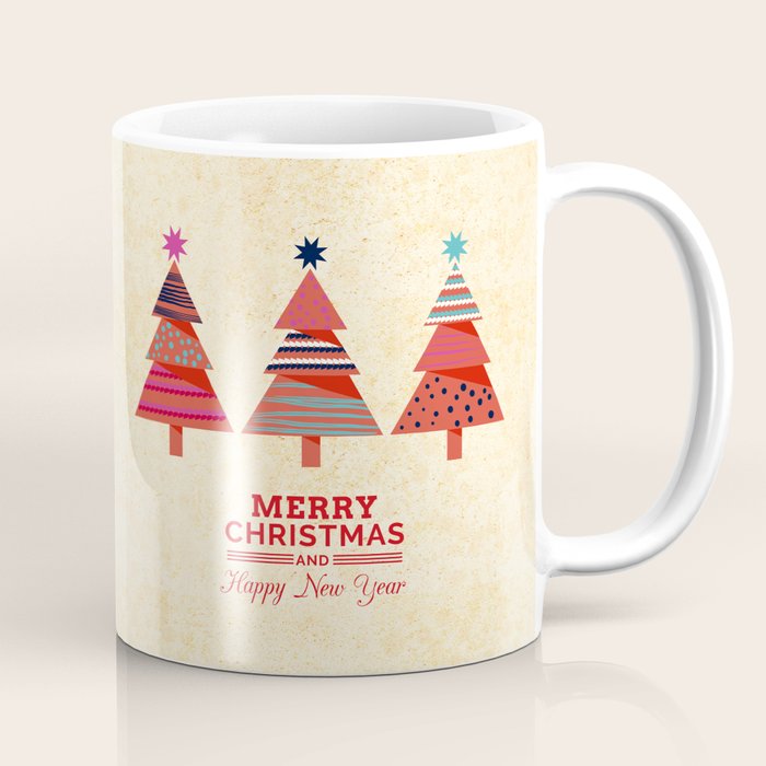 Three Christmas Trees Coffee Mug Gallery Image 1