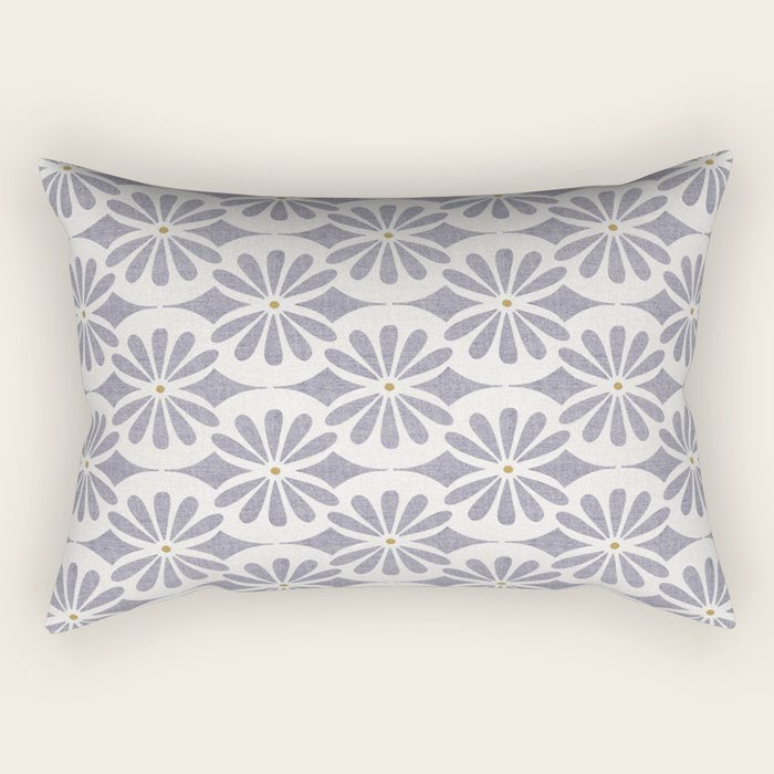 Solstice Boho Geometric Provence Rectangular Pillow Gallery Image 2