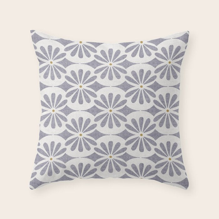 Solstice Boho Geometric Provence Throw Pillow Gallery Image 6