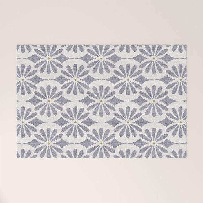 Solstice Boho Geometric Provence Welcome Mat Gallery Image 1