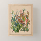 Desert Owl Mini Art Print Gallery Image 1