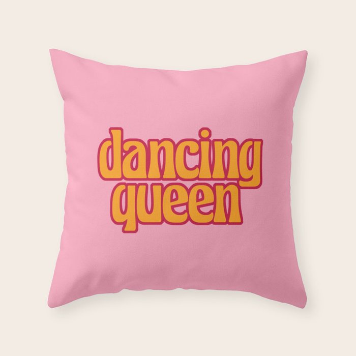 dancing queen Throw Pillow Gallery Image 6