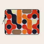 Mid-century geometry no4 Laptop Sleeve Gallery Image 1
