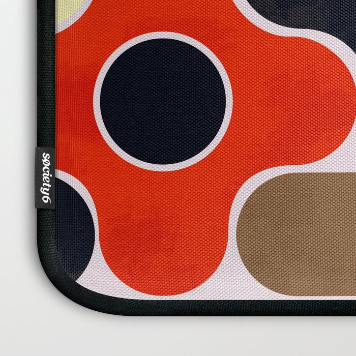 Mid-century geometry no4 Laptop Sleeve Gallery Image 3
