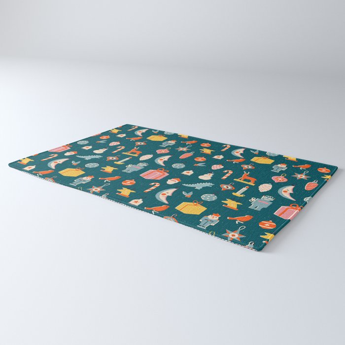 Christmas vintage toys Rug Gallery Image 3