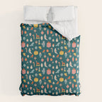 Christmas vintage toys Duvet Cover Gallery Image 6