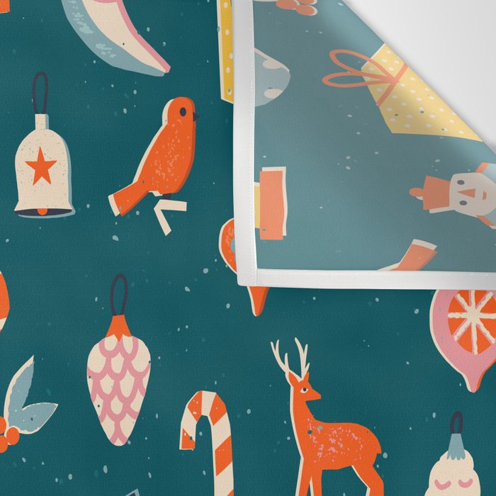 Christmas vintage toys Wall Tapestry Gallery Image 3