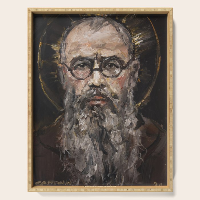 Maximilian Kolbe Serving Tray Gallery Image 1