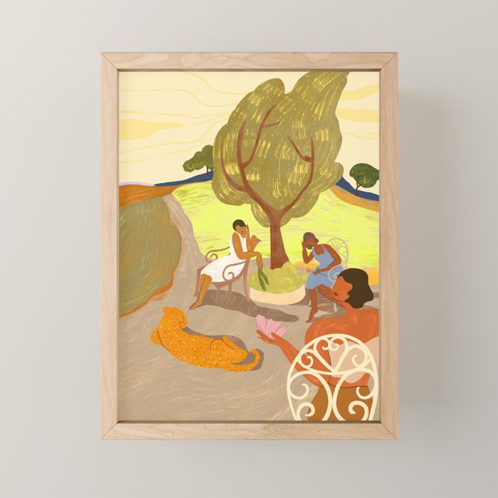Gossip Session Mini Art Print Gallery Image 1