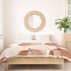 Boho Autumn Cute Pumpkins Cozy Fall Watercolor Illustration Duvet Cover Gallery Image 3