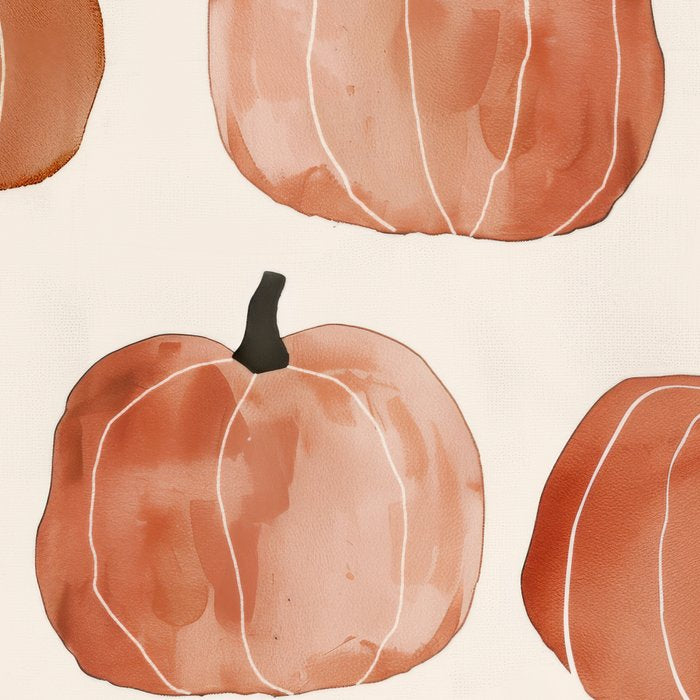 Boho Autumn Cute Pumpkins Cozy Fall Watercolor Illustration Coffee Mug Gallery Image 2