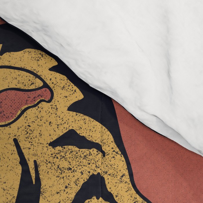 Classic Tattoo Snake vs Tiger Comforter Gallery Image 4