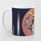 Classic Tattoo Snake vs Tiger Coffee Mug Gallery Image 3