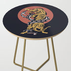 Classic Tattoo Snake vs Tiger Side Table Gallery Image 2