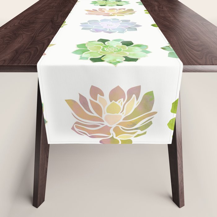 Spring Succulents Table Runner Gallery Image 1