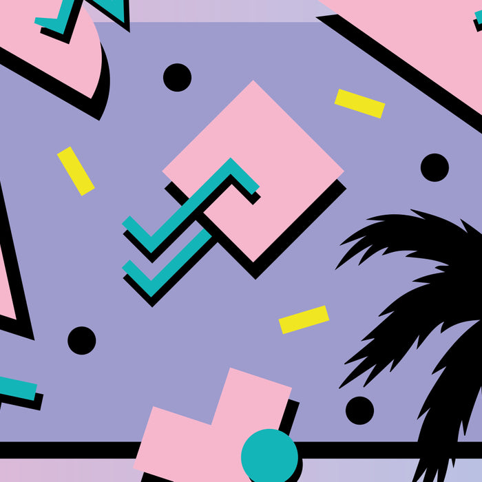 Memphis Pattern 25 - Miami Vice / 80s Retro / Palm Tree Coffee Mug Gallery Image 2