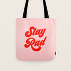 Stay Rad Tote Bag Gallery Image 1