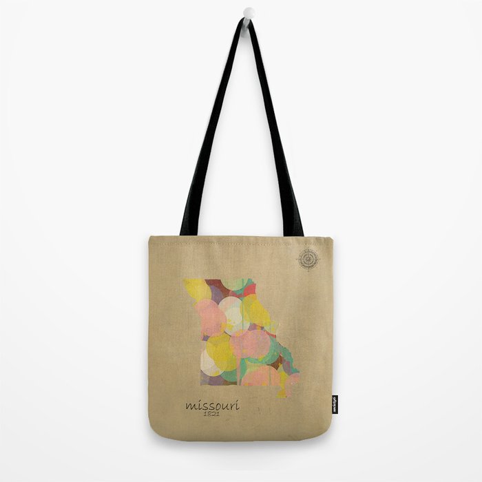 Missouri state map  Tote Bag Gallery Image 2