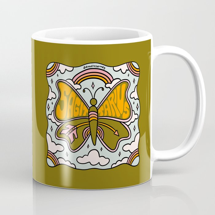 Sagittarius Butterfly Coffee Mug Gallery Image 1