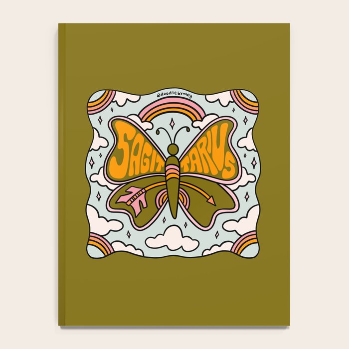 Sagittarius Butterfly Notebook Gallery Image 4