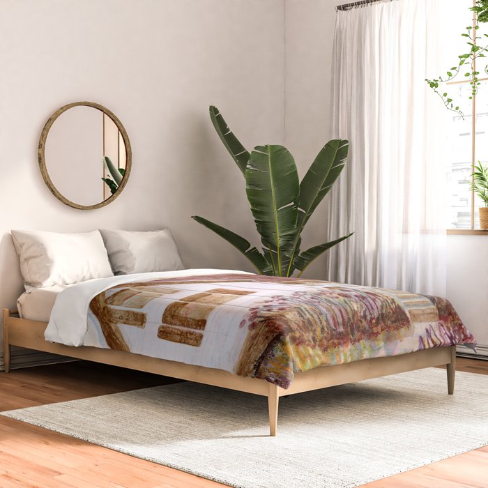 The Old Country Farm in Rustic Brown - Farm House Decor Comforter Gallery Image 2