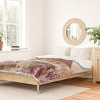The Old Country Farm in Rustic Brown - Farm House Decor Duvet Cover Gallery Image 2