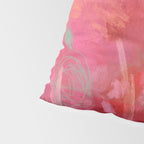 pink floral illusion abstract art Pillow Sham Gallery Image 4