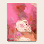 pink floral illusion abstract art Notebook Gallery Image 4