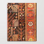 Floral Persian Bakhtiari Rug Print Notebook Gallery Image 4