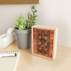Floral Persian Bakhtiari Rug Print Mini Art Print Gallery Image 2