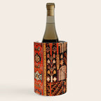 Floral Persian Bakhtiari Rug Print Wine Chiller Gallery Image 2