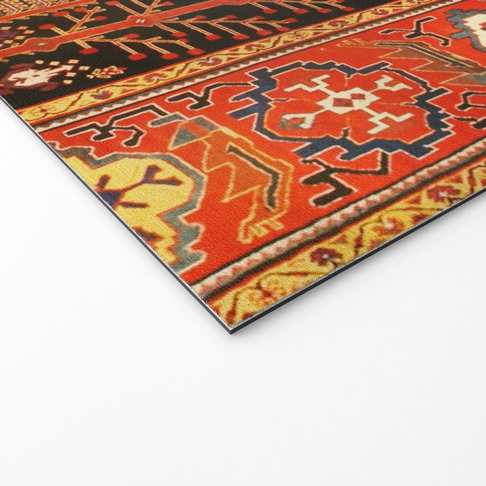 Floral Persian Bakhtiari Rug Print Welcome Mat Gallery Image 2