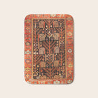 Floral Persian Bakhtiari Rug Print Bath Mat Gallery Image 1