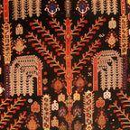 Floral Persian Bakhtiari Rug Print Coffee Mug Gallery Image 2